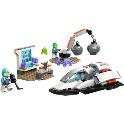 Конструктор LEGO City Космічний корабель і дослідження астероїда 126 деталей (60429)
