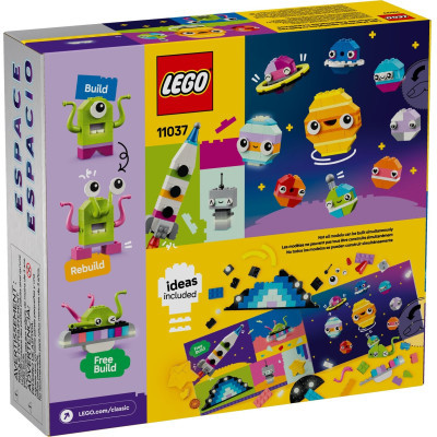 Конструктор LEGO Classic Творчі космічні обʼєкти 450 деталей (11037)