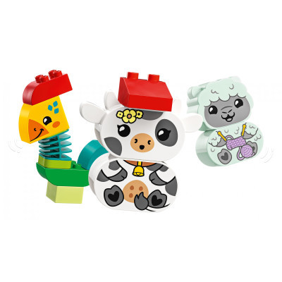 Конструктор LEGO DUPLO My First Потяг тваринок 19 деталей (10412)