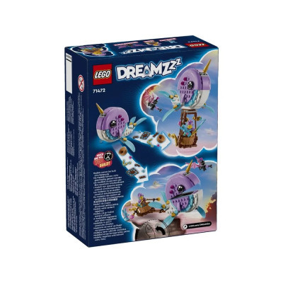 Конструктор LEGO DREAMZzz Повітряна куля Іззі «Нарвал» 156 деталей (71472)