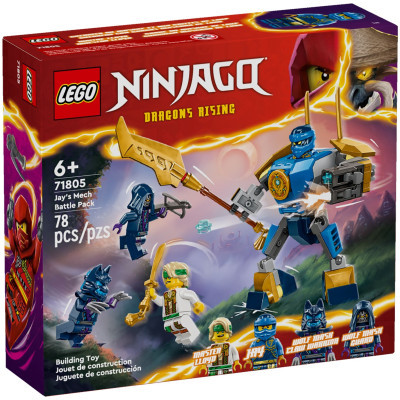 U0889640_big-1 Конструктор LEGO NINJAGO Бойовий набір робота Джея 78 деталей (71805)