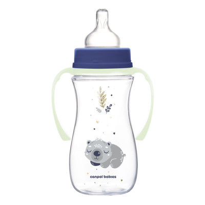 Пляшечка для годування Canpol babies Easystart Sleepy Koala 300 мл блакитна (35/238_blu)