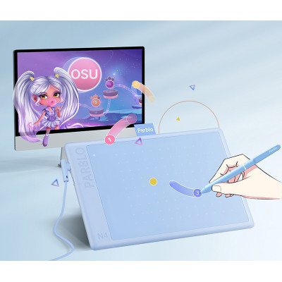 Графічний планшет Parblo Ninos N4 Blue (NINOSN4B)
