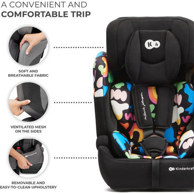 Автокрісло Kinderkraft Comfort Up i-Size Happy Shapes (KCCOUP02HAP0000) (5902533925476)