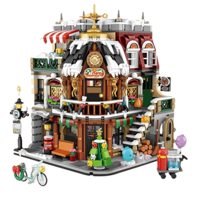 U0934317_big Конструктор LOZ mini Різдвяна кав'ярня без фігурок (1054)