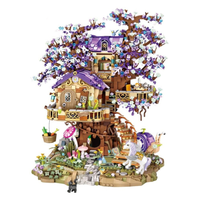 U0934320_big Конструктор LOZ mini Будиночок ельфа на дереві без фігурок (1065)