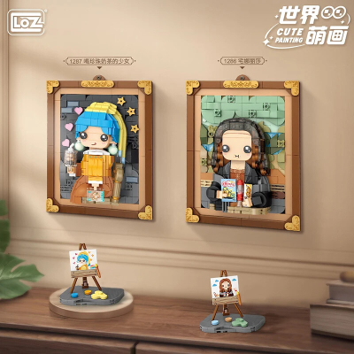 Конструктор LOZ mini Дівчина з перловою сережкою без фігурок (1287)