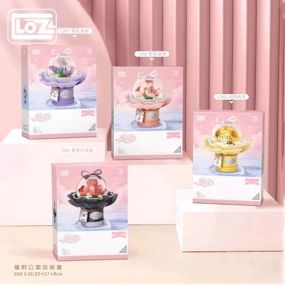 Конструктор LOZ mini Горщик квітів (з кнопковим елементом) (1297)