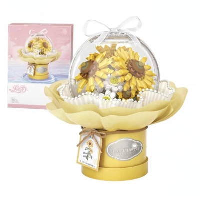 Конструктор LOZ mini букет, квіткова композиція, хризантема, Маргаритка (1299)