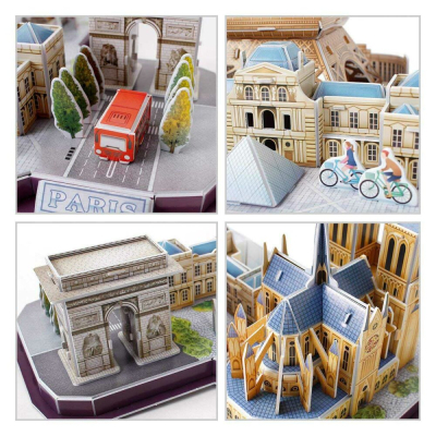 Пазл Cubic Fun City line Paris (MC254h)