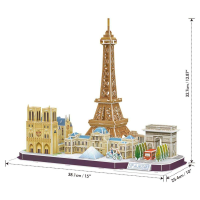 Пазл Cubic Fun City line Paris (MC254h)