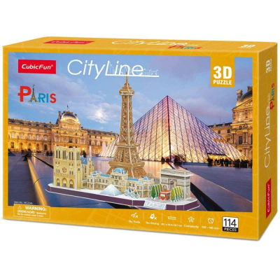Пазл Cubic Fun City line Paris (MC254h)
