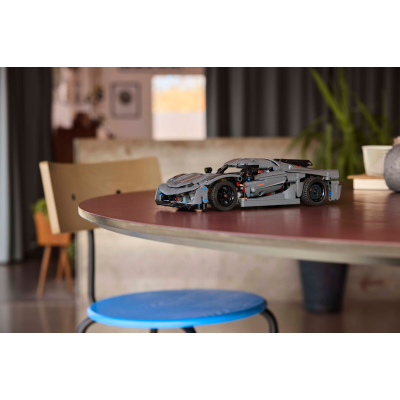 Конструктор LEGO Technic Koenigsegg Jesko Absolut — сірий гіперкар (42173)