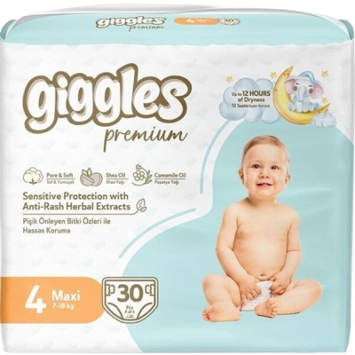 U0974954_big Підгузки Giggles Premium 4 Maxi 7-18 кг 30 шт (8680131206902)