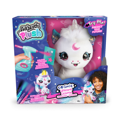 Набір для творчості Canal Toys DIY Airbrush Plush Єдиноріг Космік с сяючим рогом (AIR028)