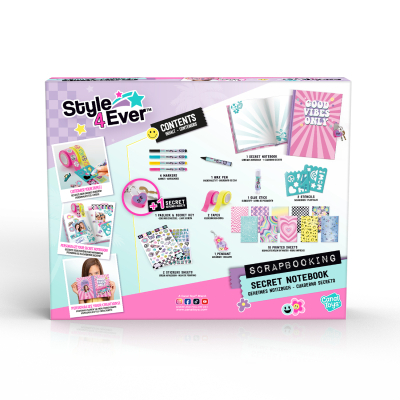 Набір для творчості Canal Toys DIY Style 4 Ever Cкрапбукінг - Щоденник для таємниць (OFG298)