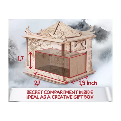 Головоломка EscapeWelt Дерев'яна House of the Dragon Будинок Дракона (50003)