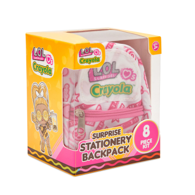 Набір для творчості Crayola Міні-рюкзак Рожевий (35054-C)