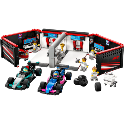 Конструктор LEGO City Гараж F1 та автомобілі Mercedes-AMG і Alpine (60444)