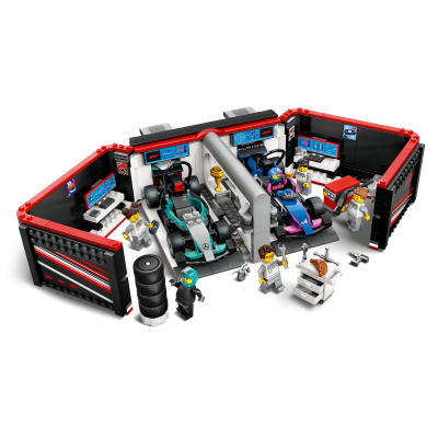 Конструктор LEGO City Гараж F1 та автомобілі Mercedes-AMG і Alpine (60444)