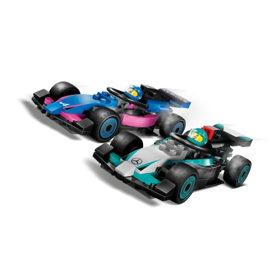 Конструктор LEGO City Гараж F1 та автомобілі Mercedes-AMG і Alpine (60444)