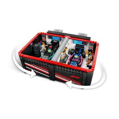 Конструктор LEGO City Гараж F1 та автомобілі Mercedes-AMG і Alpine (60444)