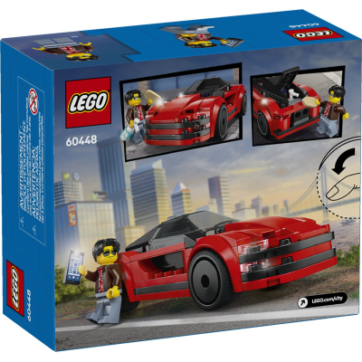 Конструктор LEGO City Червоний спортивний автомобіль (60448)