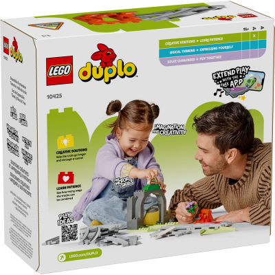 Конструктор LEGO DUPLO Town Додатковий набір. Залізничний тунель і колії (10425)