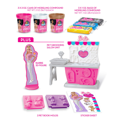 U1013701_5big Набір для творчості Cra-Z-Art Barbie Тісто для ліплення , Зоомагазин з формами, набір 10од (34041CRA)