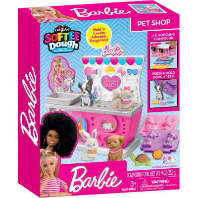 U1013701_8big Набір для творчості Cra-Z-Art Barbie Тісто для ліплення , Зоомагазин з формами, набір 10од (34041CRA)
