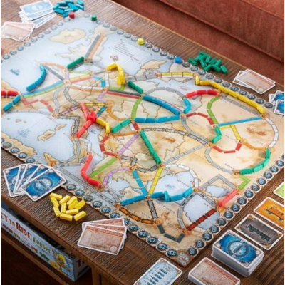 Настільна гра Lord of Boards Квиток на поїзд: Європа (Ticket to ride: Europe) (укр.) (DOW7202UK)