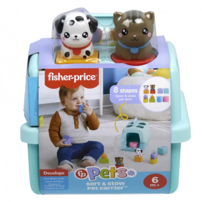 Розвиваюча іграшка Fisher-Price Сортер Переноска з тваринками (HTW93)