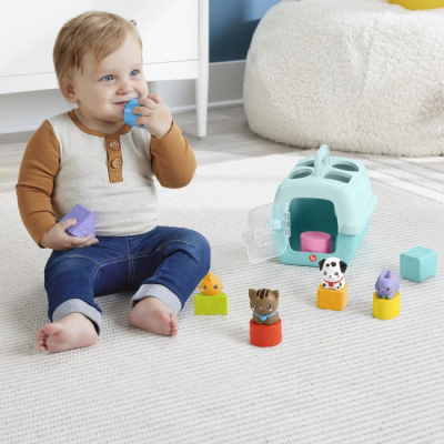 Розвиваюча іграшка Fisher-Price Сортер Переноска з тваринками (HTW93)