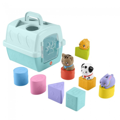 Розвиваюча іграшка Fisher-Price Сортер Переноска з тваринками (HTW93)
