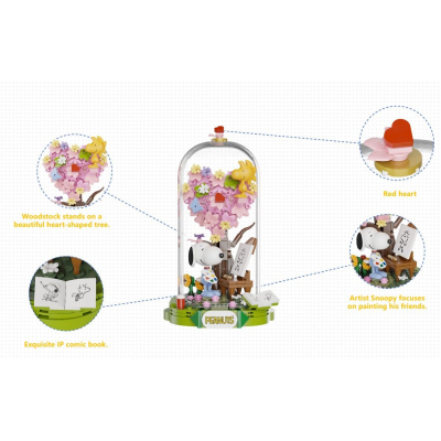 Конструктор Pantasy Snoopy - Art Світ (86902)