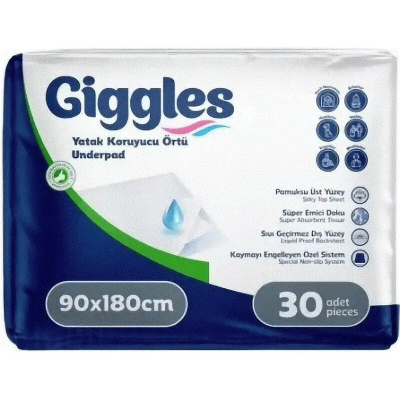U1022558_big Пелюшки для малюків Giggles 90х180 см 30 шт (8680131206308)