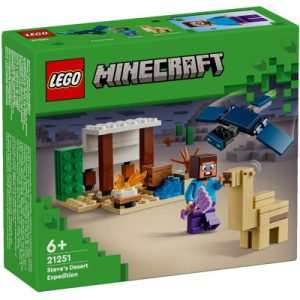 Конструктор LEGO Minecraft Експедиція Стіва в пустелю 75 деталей (21251)
