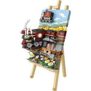 Конструктор LOZ mini Весняний поїзд (1296)