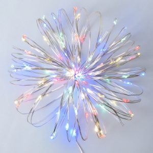 Гірлянда YES! Fun Нитка на мідному дроті 100 LED Різнокольорова 10 м Статична USB (975037)