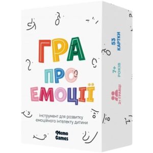 Настільна гра Memo Games Гра про емоції (укр.) (m-0033)