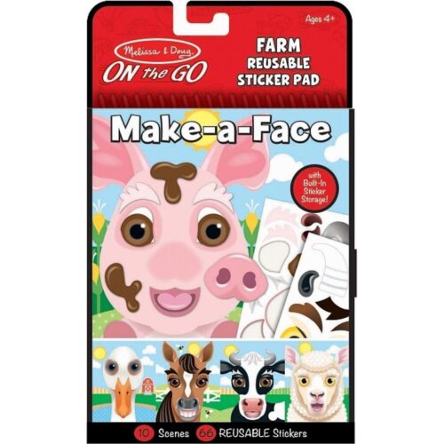 Набір для творчості Melissa&Doug Блокнот з багаторазовими наліпками Ферма (MD30511) Набір для творчості Melissa&Doug Блокнот з багаторазовими наліпками Ферма (MD30511)