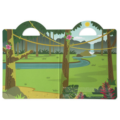 Набір для творчості Melissa&Doug Об'ємні багаторазові наліпки Сафарі (MD9106)