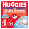 Підгузки Huggies Little Movers/Pants 4 M-Pack 9-14 кг для хлопчиків 104 шт (5029054568088)