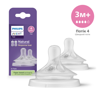 U0797173_big Соска Philips AVENT Natural середній потік 3+ міс 2 шт (SCY964/02)