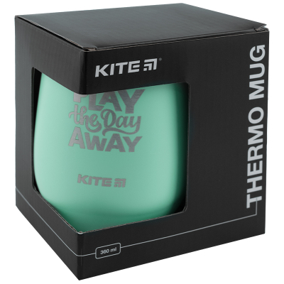 Поїльник-непроливайка Kite Play all day away термокружка 360 мл, бірюзова (K22-378-02-1)