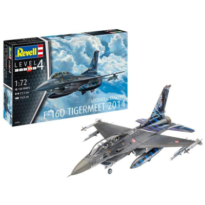 Збірна модель Revell Літак F-16D Tigermeet 2014 рівень 4, 1:72 (RVL-03844)