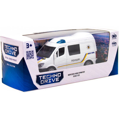 Машина TechnoDrive Mercedes-Benz Sprinter Поліція (250294)