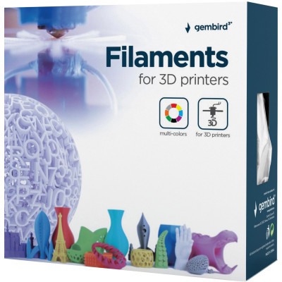 Пластик для 3D-принтера Gembird PETG, 1.75 мм, blue, 1 кг (3DP-PETG1.75-01-B)