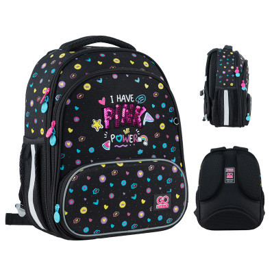 Рюкзак шкільний GoPack Education 597M-2 Pink Power (GO24-597M-2)