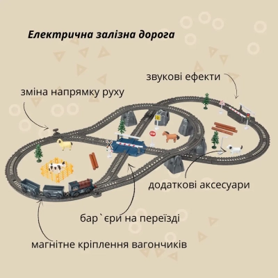 Залізниця Otamanko Мандрівний Експрес електрична залізниця 90 деталей (AU2885)